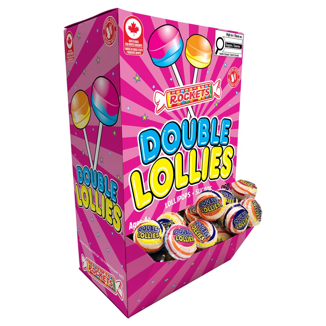 Rockets Double Lollies 960g - 120ct