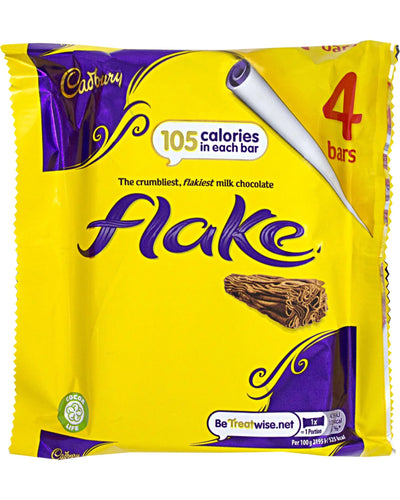 Cadbury Flake 4 Bars 20g - Box of 20 - UK