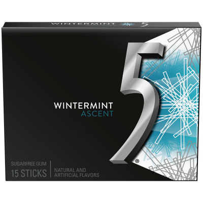 Wrigley's 5 Wintermint Ascent 15 Sticks - 10ct