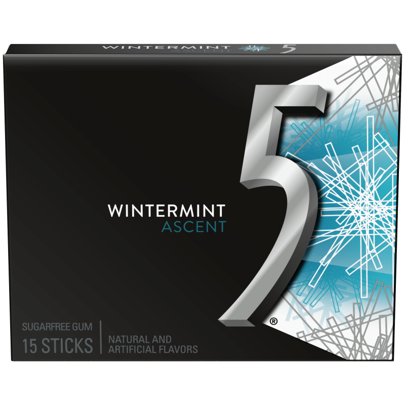 Wrigley's 5 Wintermint Ascent 15 Sticks - 10ct