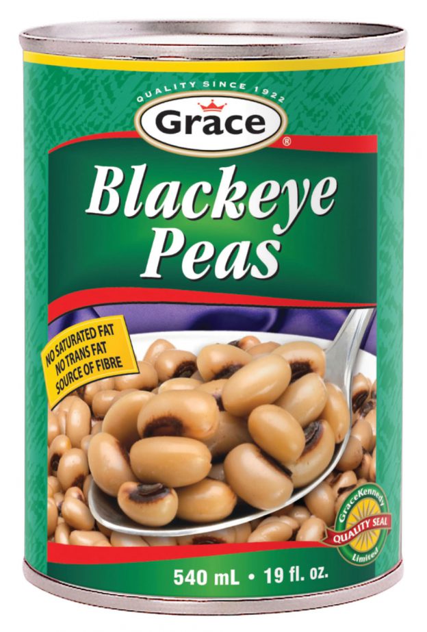 Grace Blackeye Peas 540ml - Case of 12