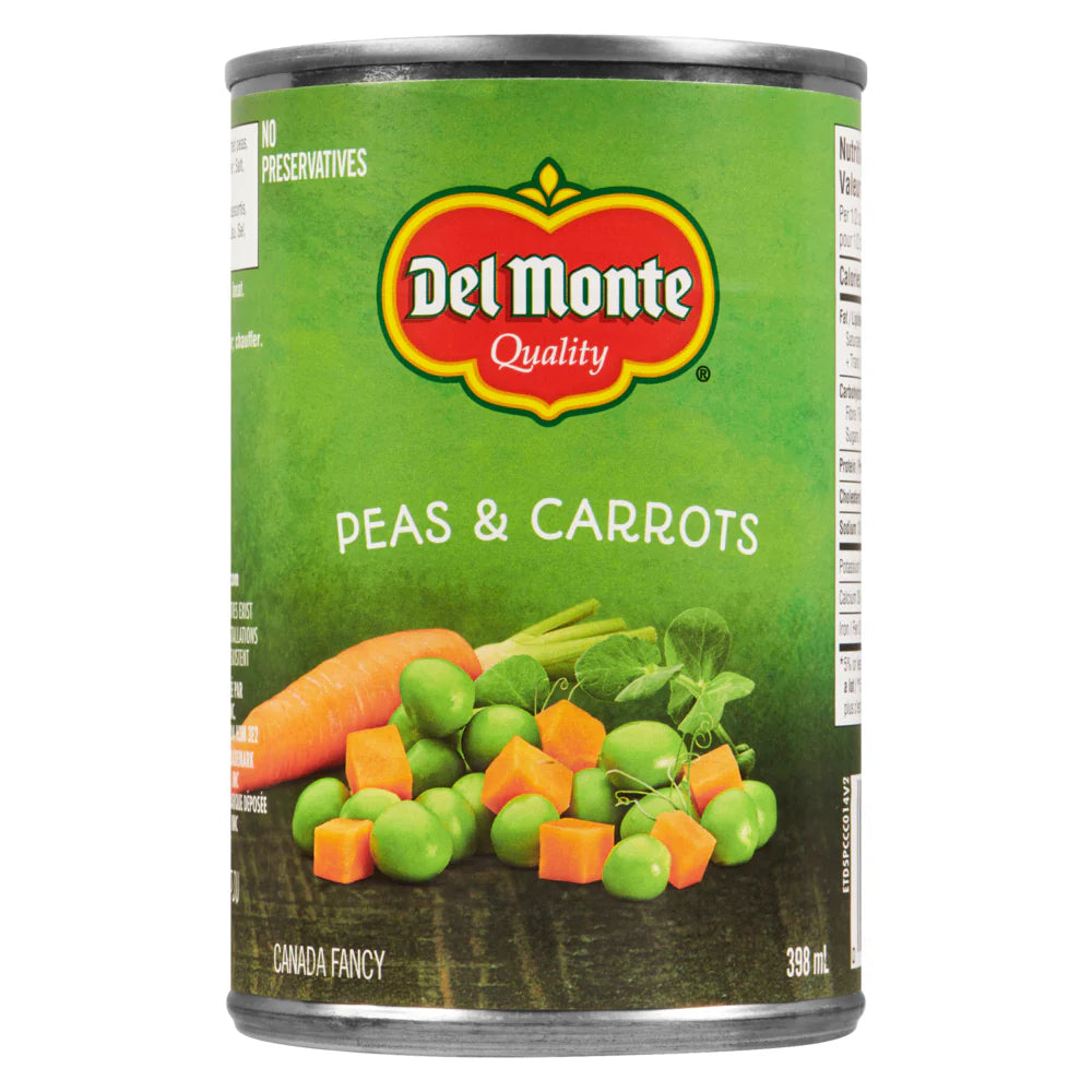 Del Monte Peas & Carrots 398ml - Case of 12