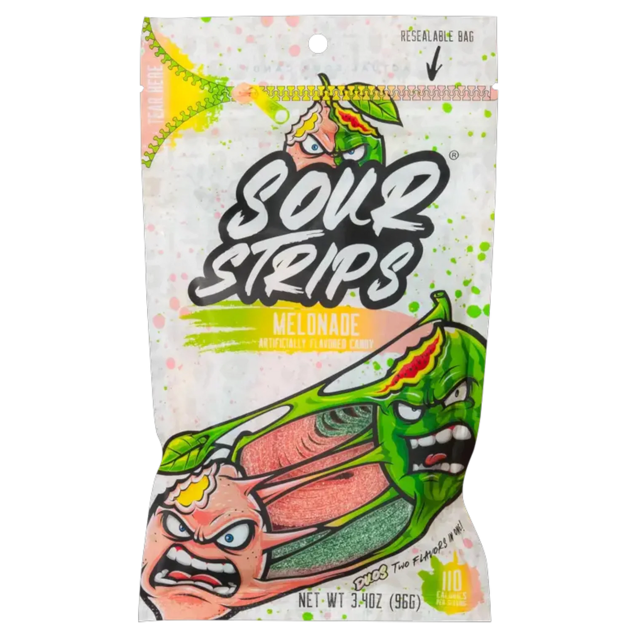 Sour Strips Melonade Peg Bag 3.4oz - Case of 12