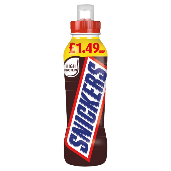 Snickers Milk Drink Sports Cap 350ml - (Case of 8) - UK Imported