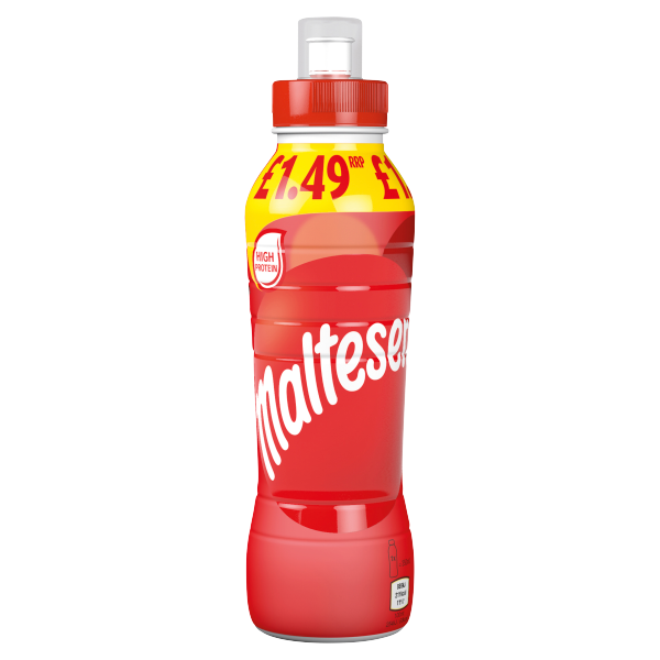 Maltesers Milk Drink Sports Cap 350ml - (Case of 8) - UK Imported
