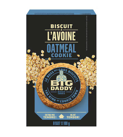 Big Daddy Oatmeal Cookie 100g - 8ct