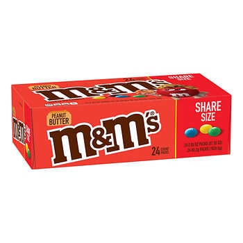 M&M's Peanut Butter Share Size 80g - 24ct