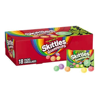 Skittles Sour Gummies 48g - 18ct