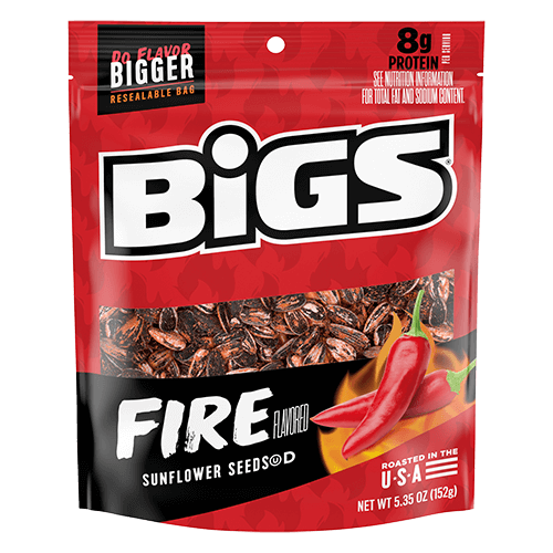 Bigs Fire Sunflower Seeds Bag - Case of 12