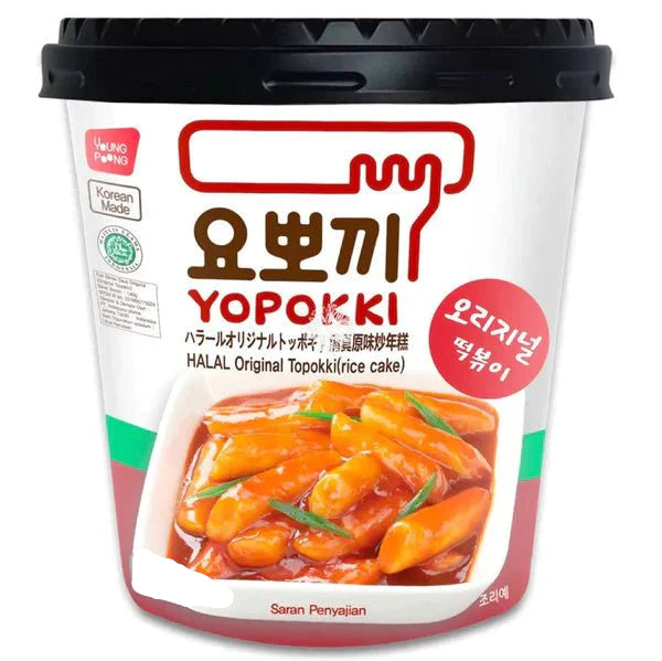 Yopokki Halal Original Topokki 120g - Case of 12