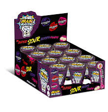 Brain Blasterz Super Sour Berry Candy 48g - 12ct - EU