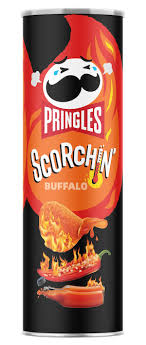 Pringles Scorchin' Hot Buffalo Potato Chips 156g (Case of 14)