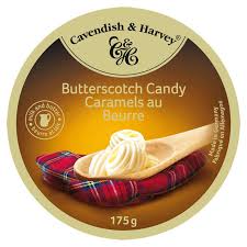 Cavendish & Harvey Butterscotch Candy Tins - Case of 9