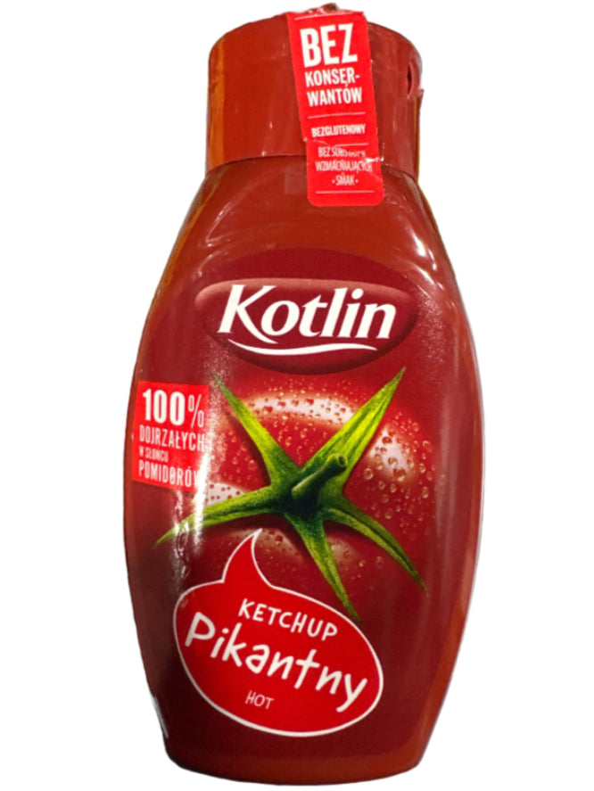 Kotlin Hot Ketchup 450g - Case of 12