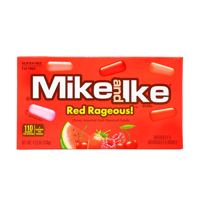 Mike & Ike Theatre Box Red Rageous 120g - (12 Units Per Box)