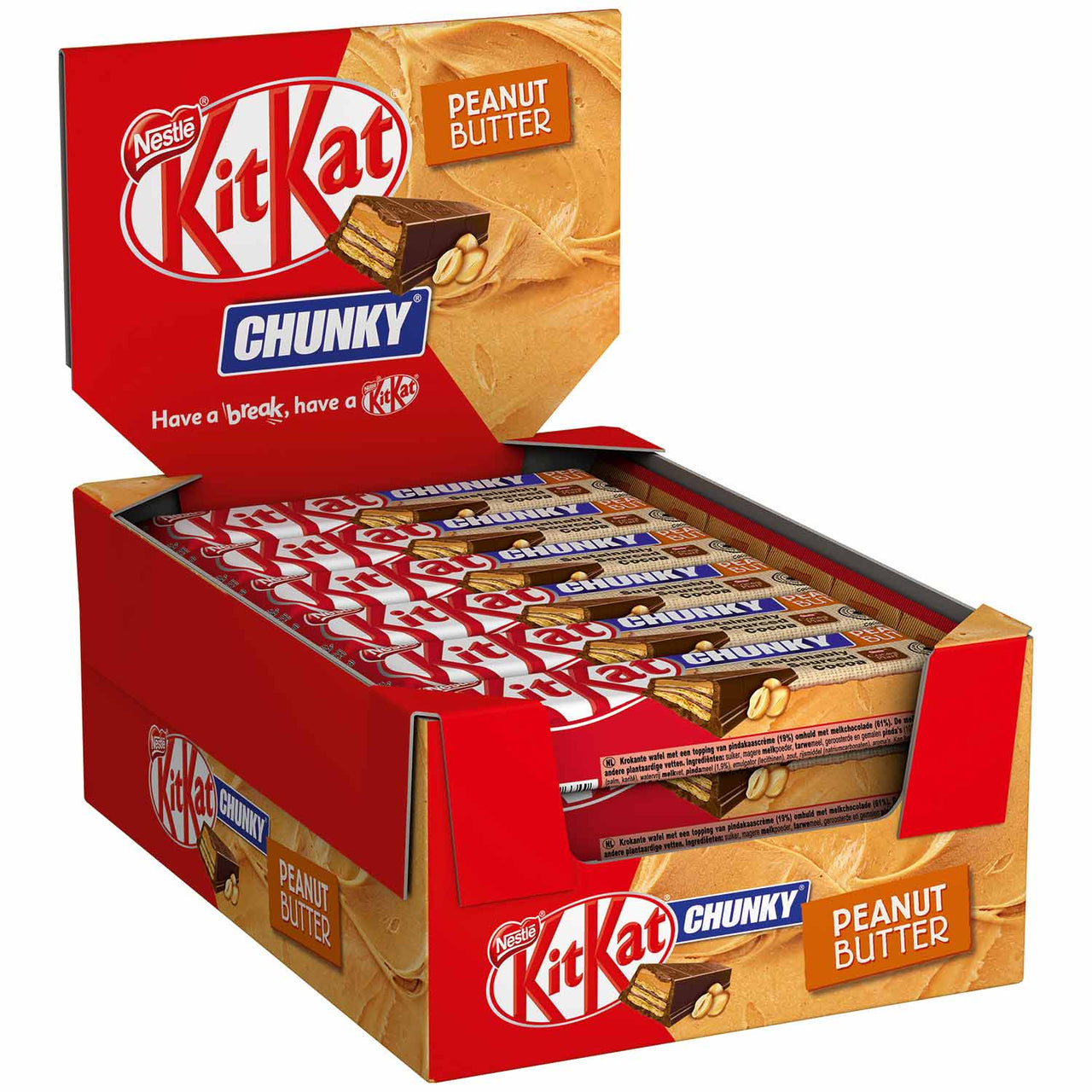 Kit Kat Chunky Peanut Butter Bars 42g - 24ct (EU)