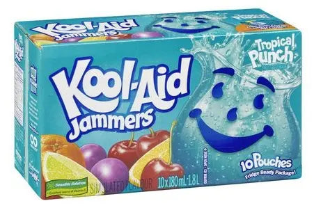 Kool-Aid Jammers Tropical Punch 180ml - Case of 10