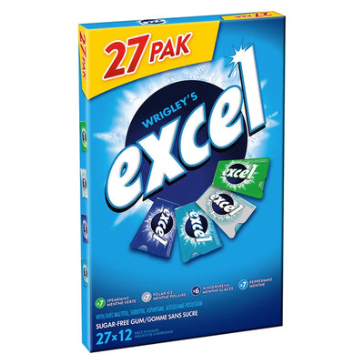 Excel Assorted Gum - 27ct