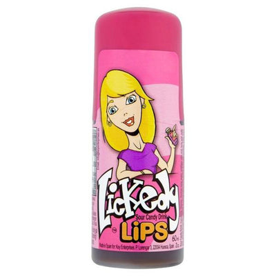 Lickedy Lips Sour Blue Candy Drink 60ml - 12Ct - EU