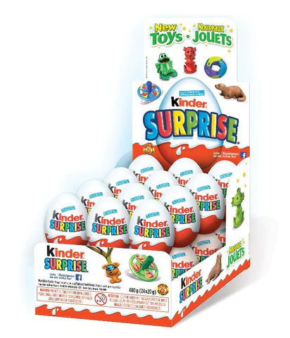 Kinder Surprise Eggs New Toys for Boys 20g - 24Ct