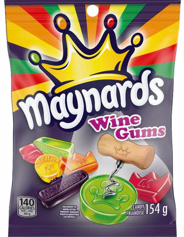 Maynard's Wine Gums 154g - Case of 12