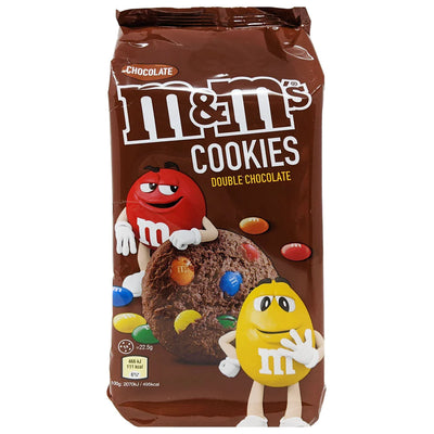 M&M's Double Chocolate Cookies 180g - 8 Pack (Europe)