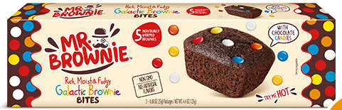 Mr. Brownie Candy Galactic Brownies - 12ct