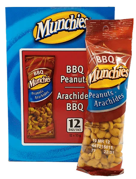 Munchies BBQ Peanuts - 12ct