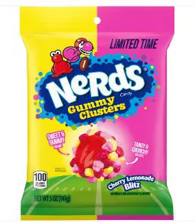 Nerds Gummy Clusters Cherry Lemonade Blitz 5oz - Case of 12