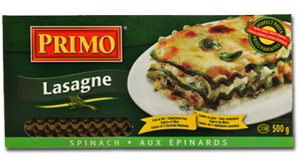 Primo Spinach Lasagne 500g - Case of 12