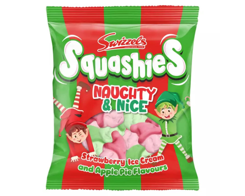 Swizzels Squashies Strawberry Ice Cream & Apple Pie - Case of 10
