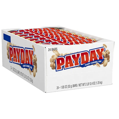 Payday Peanut Caramel Bars 52g - 24ct