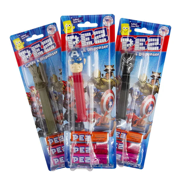 Pez Candy & Dispenser Marvel - Case of 12
