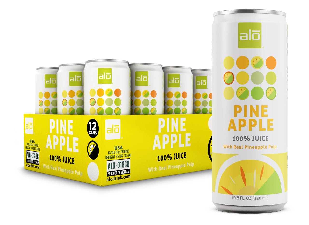 Alo Pineapple Cans 320ml (Case of 12)