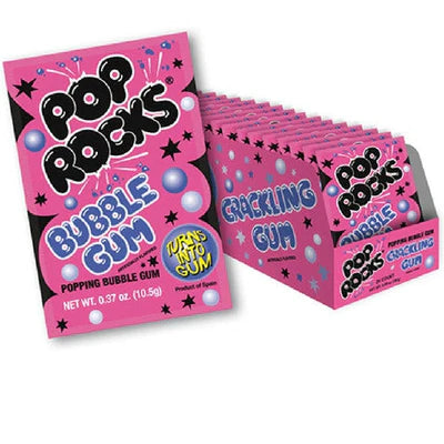 Pop Rocks Crackling Gum 9.5g (Case of 24)