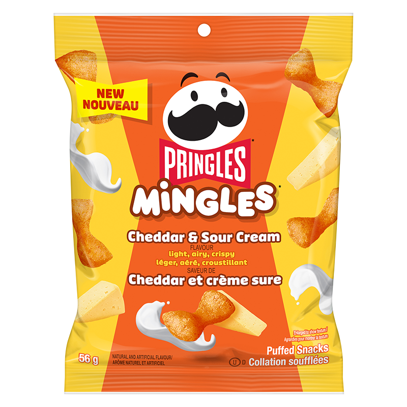 Pringles Mingles Cheddar & Sour Cream 56g - Case of 6