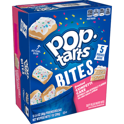 Pop Tarts Bites Frosted Confetti Cake 40g - 5ct