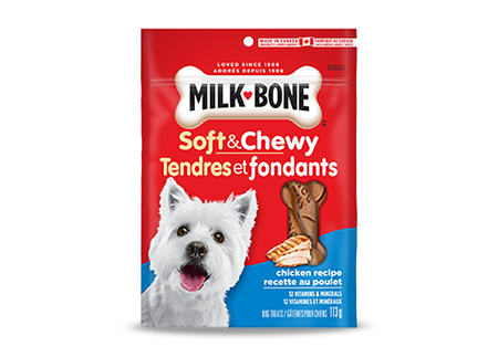 Milk-Bone Soft & Chewy Chicken Recipe Dog Food 113g - Case of 12