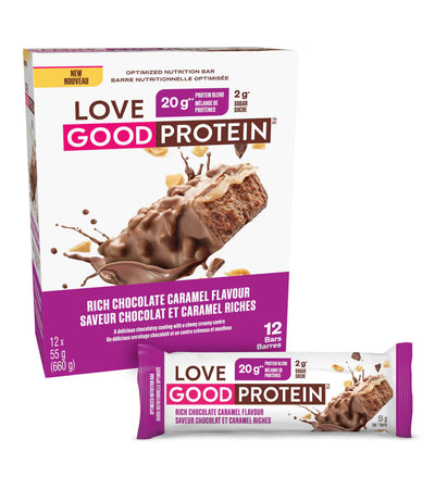 Love Good Protein Rich Chocolate Caramel 55g - 12ct