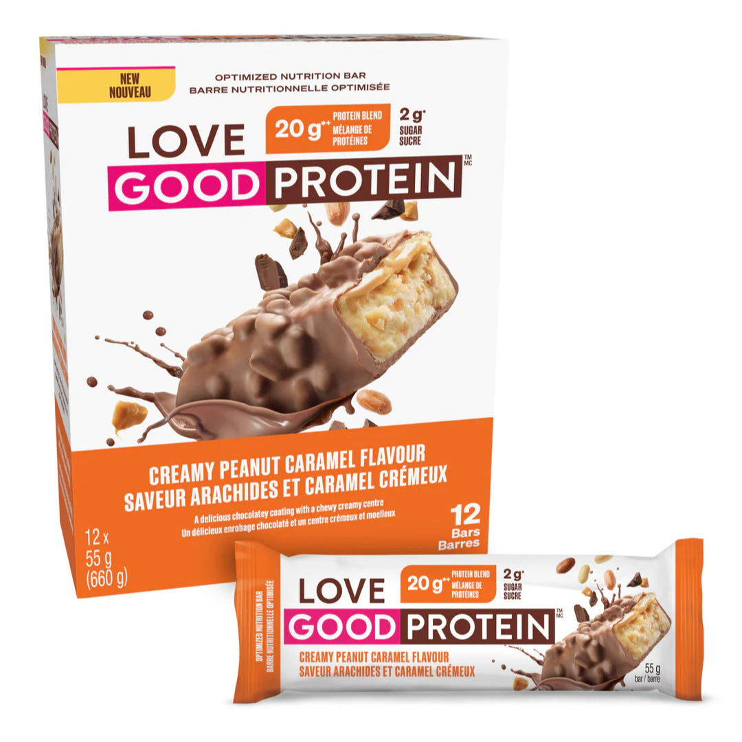 Love Good Protein Creamy Peanut Caramel 55g - 12ct