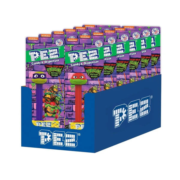Pez Candy & Dispenser Mutant Ninja Turtles - Case of 12
