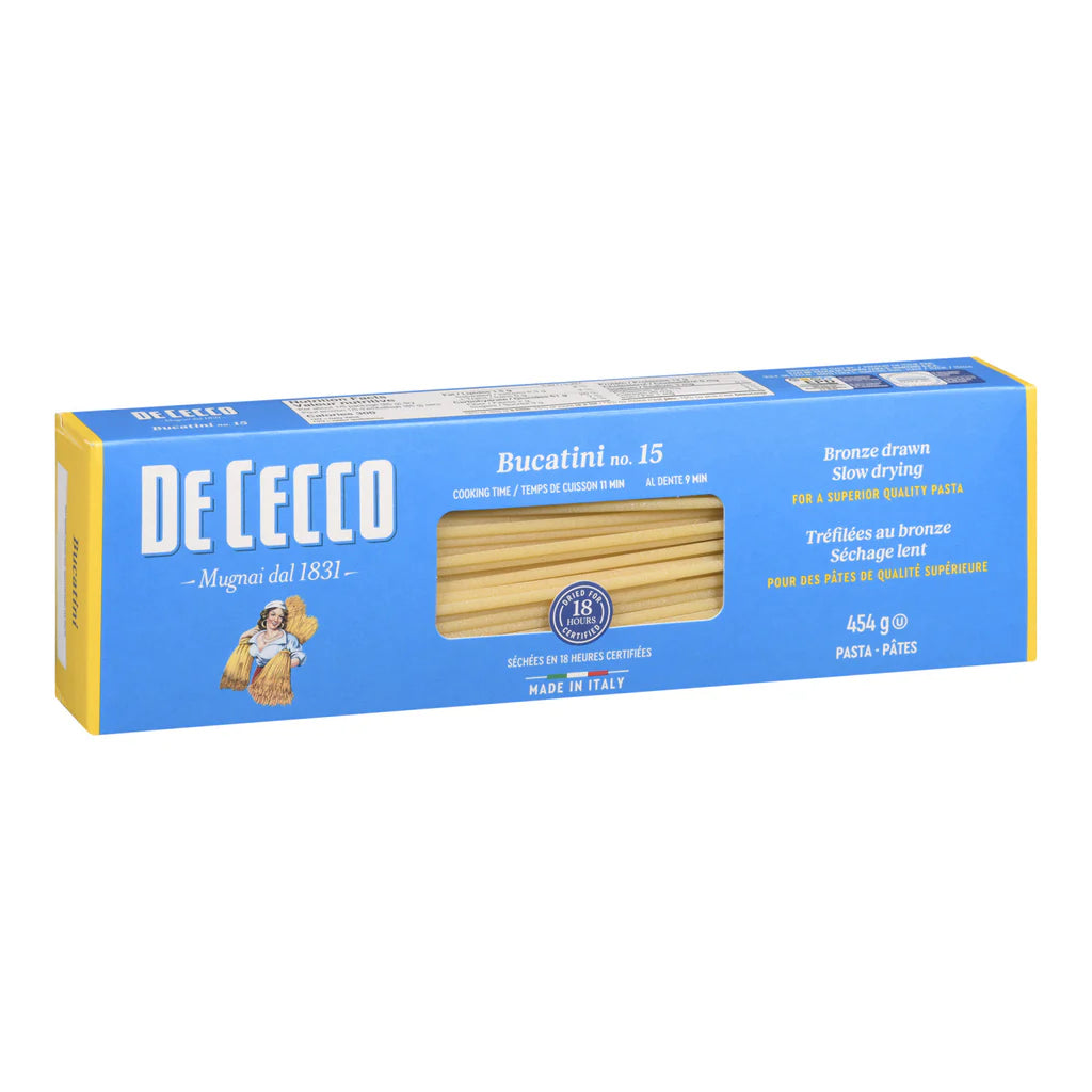 De Cecco Bucatini 454g - Case of 20