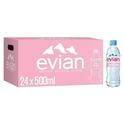 Evian Natural Mineral Water 50CL(24pack)