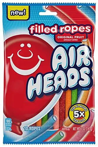 Airheads Filled Ropes Original Fruit 141g (Case of 12)