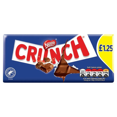 Nestle Crunch Bar 100g - Box of 16 - UK