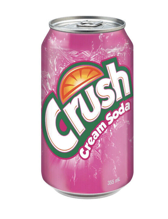 Crush Cream Soda 355ml - Canadian - Case of 12