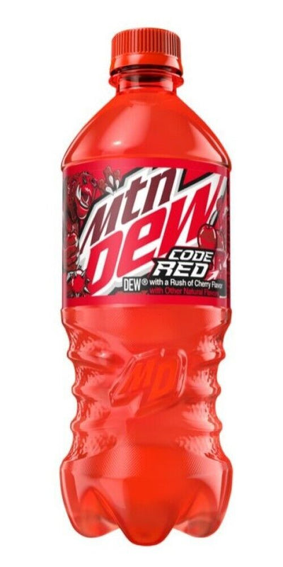 Mountain Dew Code Red Cherry Bottle (Case of 24)