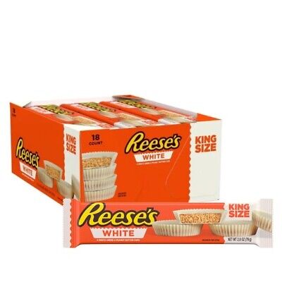 Reese's White Peanut Butter Cups King Size 79g  - 18ct