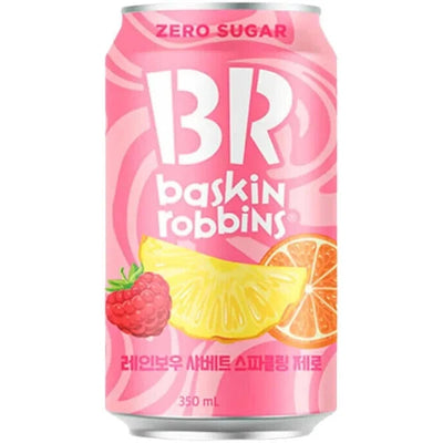 Baskin Robbins Rainbow Sherbet Sparkling Soda 350ml (Case of 24)