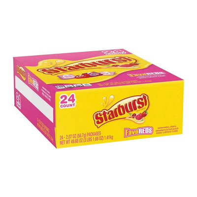 Starburst Fave Reds Fruit Chews 58.7g (Case of 24)